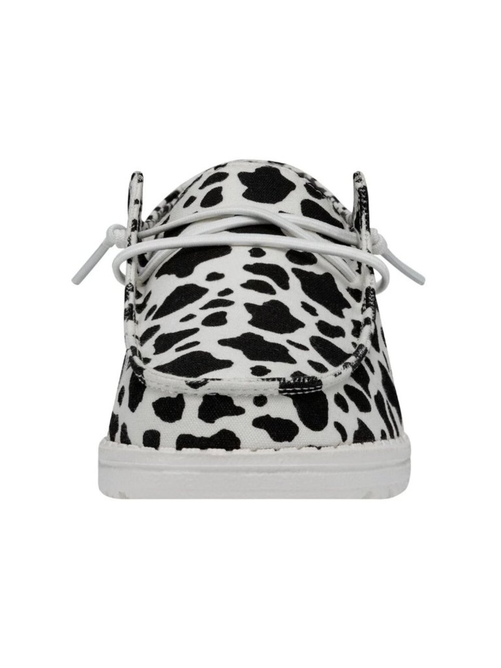 NWT Hey Dude Wendy 10 Milky Way Cow Print Black and White Slip On Shoes Loafers - Picture 8 of 16